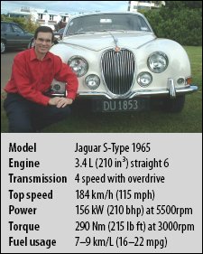 Mark, the Jag, and its specs