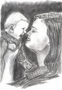Mother and child (by Anna Mulholland)